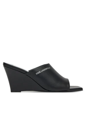 KARL LAGERFELD Klapki Rialto KL34400 Czarny