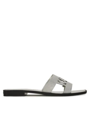 KARL LAGERFELD Klapki Skoot II KL80402 Srebrny