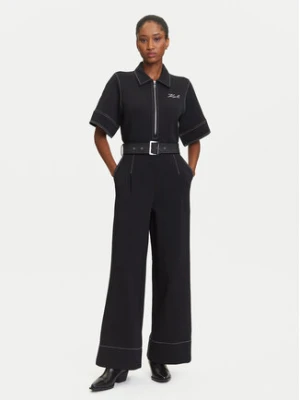 KARL LAGERFELD Kombinezon A3W13047 Czarny Regular Fit