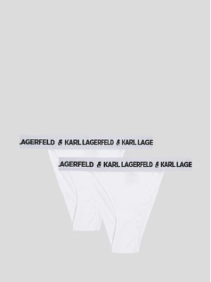 KARL LAGERFELD Komplet 2 par fig brazylijskich 225W2141 Biały