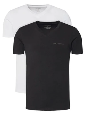 KARL LAGERFELD Komplet 2 t-shirtów A3M47006 Kolorowy Slim Fit