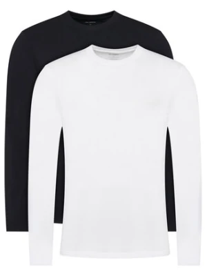 KARL LAGERFELD Komplet 2 t-shirtów A4M47003 Czarny Regular Fit