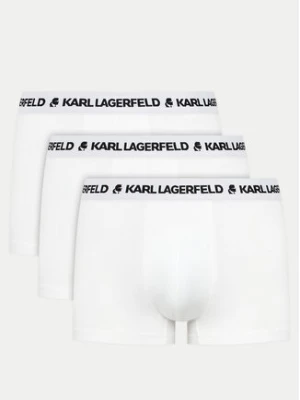 KARL LAGERFELD Komplet 3 par bokserek 240M2110 Biały
