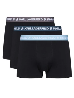 KARL LAGERFELD Komplet 3 par bokserek A1M47021 Czarny