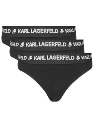 KARL LAGERFELD Komplet 3 par fig klasycznych A1W47148 Czarny
