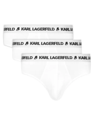 KARL LAGERFELD Komplet 3 par slipów A1M47152 Biały