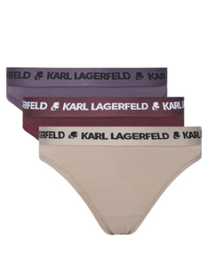 KARL LAGERFELD Komplet 3 par stringów A1W47158 Kolorowy