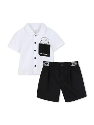 Karl Lagerfeld komplet bawełniany dziecięcy