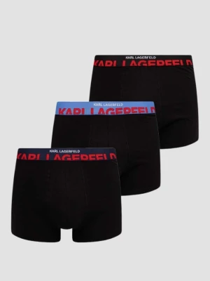 KARL LAGERFELD Komplet czarnych bokserek 3PACK, Rozmiar S