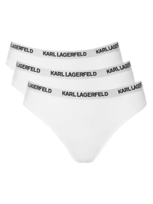 KARL LAGERFELD Komplet stringów B1W47031 Biały