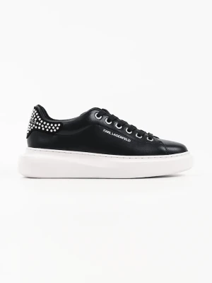 Karl Lagerfeld Kore sneakersy damskie skórzane czarny