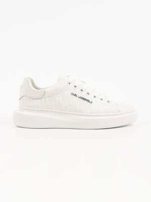 Karl Lagerfeld Kore sneakersy męskie skórzane biały
