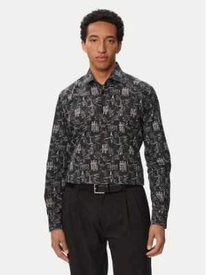 KARL LAGERFELD Koszula 605000 563613 Czarny Regular Fit