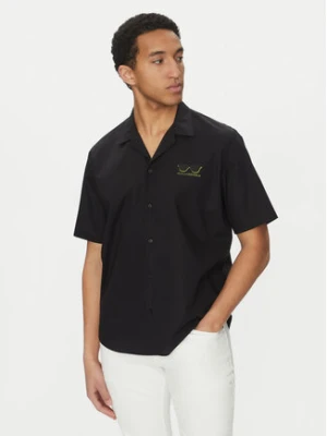 KARL LAGERFELD Koszula 605443 552600 Czarny Relaxed Fit