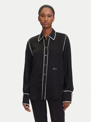 KARL LAGERFELD Koszula A3W11012 Czarny Regular Fit