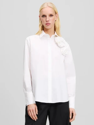 Karl Lagerfeld koszula bawełniana biały