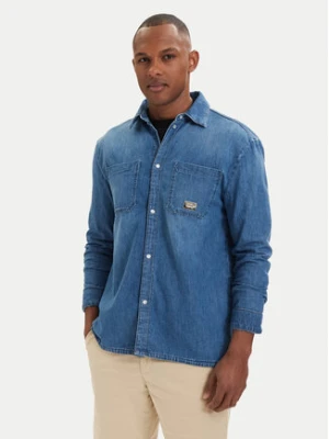 KARL LAGERFELD Koszula jeansowa 605903 562876 Niebieski Regular Fit