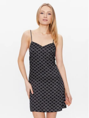 KARL LAGERFELD Koszula nocna 225W2135 Czarny Regular Fit