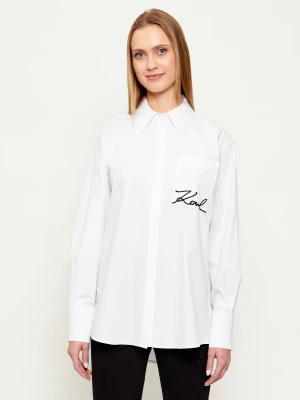 Karl Lagerfeld Koszula signature | Relaxed fit
