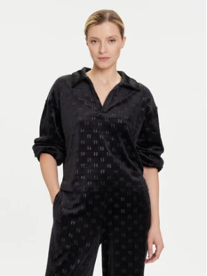 KARL LAGERFELD Koszulka piżamowa A4W44007 Czarny Regular Fit