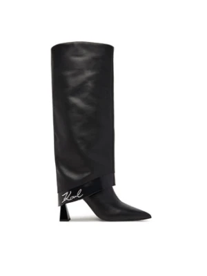 KARL LAGERFELD Kozaki KL32081 Czarny