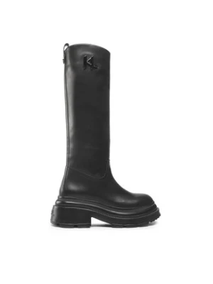KARL LAGERFELD Kozaki KL45090 Czarny