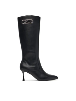 KARL LAGERFELD Kozaki Sienna KL32770 Czarny