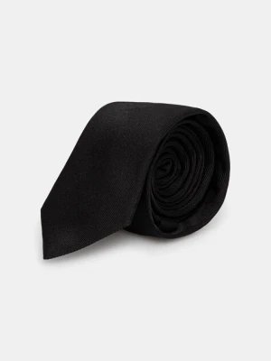 Karl Lagerfeld krawat jedwabny kolor czarny 553153.805100