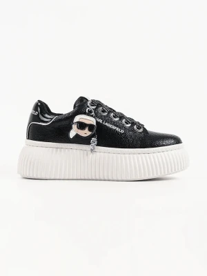 Karl Lagerfeld Kreeper Nft sneakersy damskie skórzane czarny