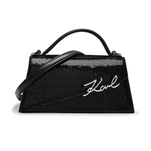 Karl Lagerfeld Kuferek k/signature | z dodatkiem skóry