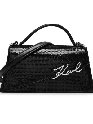 Karl Lagerfeld Kuferek k/signature | z dodatkiem skóry