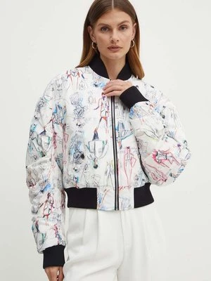 Karl Lagerfeld kurtka bomber damski zimowa 245W1409