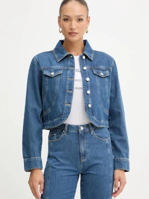 Karl Lagerfeld kurtka jeansowa FASHION DENIM kolor niebieski przejściowa B1W14031