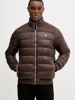 Karl Lagerfeld kurtka kolor brązowy przejściowa 561590.505090