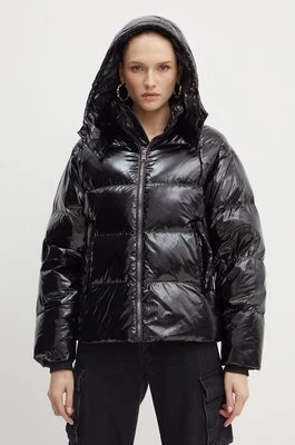 Karl Lagerfeld kurtka puchowa damska kolor czarny zimowa 245W1503