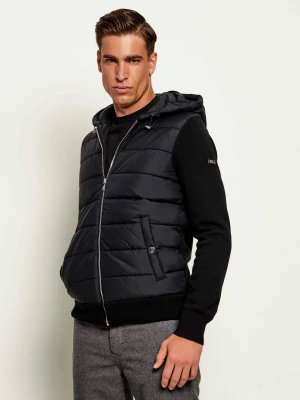 Karl Lagerfeld Kurtka | Regular Fit | z dodatkiem wełny czarny