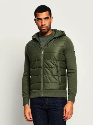 Karl Lagerfeld Kurtka | Regular Fit | z dodatkiem wełny oliwkowy