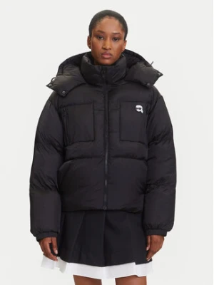 KARL LAGERFELD Kurtka zimowa A3W15020 Czarny Regular Fit