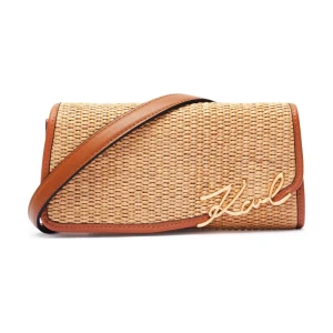 Karl Lagerfeld Listonoszka/portfel K/SIGNATURE | z dodatkiem skóry