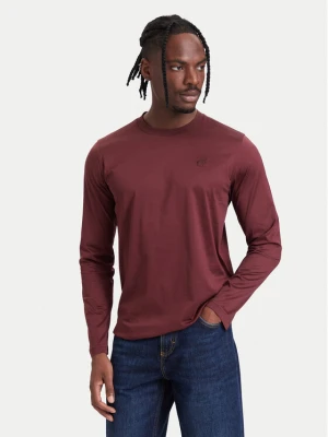 KARL LAGERFELD Longsleeve 755002 564200 Bordowy Regular Fit