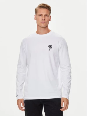 KARL LAGERFELD Longsleeve 755405 543221 Biały Slim Fit