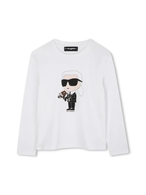 Karl Lagerfeld longsleeve bawełniany dziecięcy