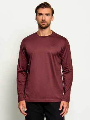 Karl Lagerfeld Longsleeve | Regular Fit bordowy