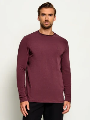 Karl Lagerfeld Longsleeve | Regular Fit bordowy