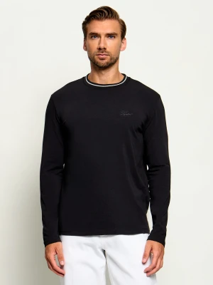 Karl Lagerfeld Longsleeve | Regular Fit czarny