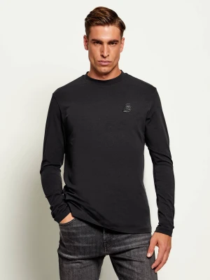 Karl Lagerfeld Longsleeve | Regular Fit czarny