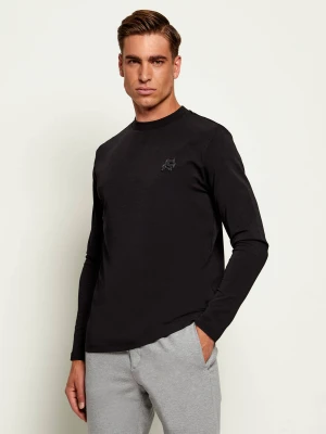 Karl Lagerfeld Longsleeve | Regular Fit czarny