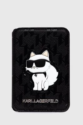 Karl Lagerfeld magnetyczne etui na karty kolor czarny