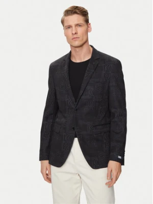 KARL LAGERFELD Marynarka 155205 541007 Czarny Slim Fit