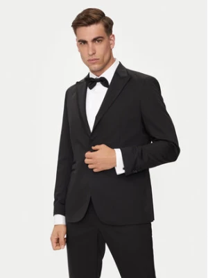 KARL LAGERFELD Marynarka 155287-543004 Czarny Slim Fit